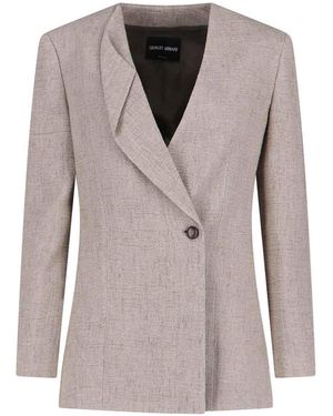 Giorgio Armani Blazer Monopetto - Grey