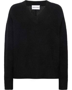EMERSON RENALDI V-Neck Jumper - Black