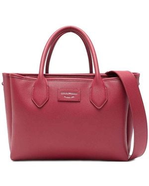 Emporio Armani Medium Tote Bag - Red