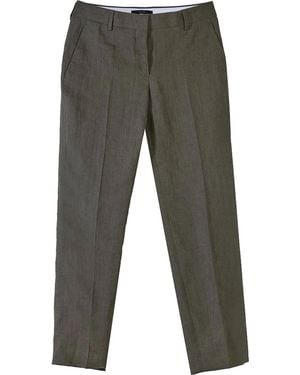 Paul Smith Linen Pleated Pants - Gray