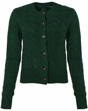 Polo Ralph Lauren Cable-Knit Cardigan - Green