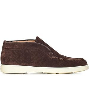 Santoni Desert Ankle Boots - Brown