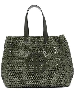 Anine Bing Large Tote Bag - Green