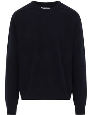 Maison Margiela Lambswool Sweater - Blue