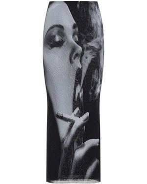 Jean Paul Gaultier Langer Rock - Grau