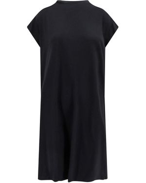 MM6 by Maison Martin Margiela Cotton Dress With Inserts - Black