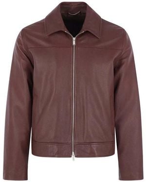 Lardini Leather Jacket - Brown