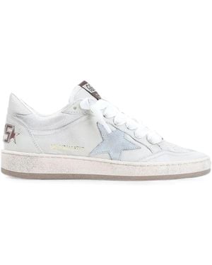 Golden Goose Ball Star Trainers - White