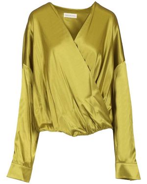 Dries Van Noten Draped Top - Yellow