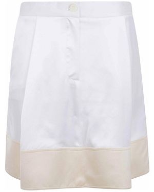 TOTEME Soft Tuxedo Skirt - White