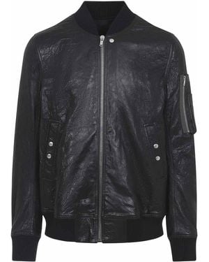 Rick Owens Classic Flight Jacket - Black