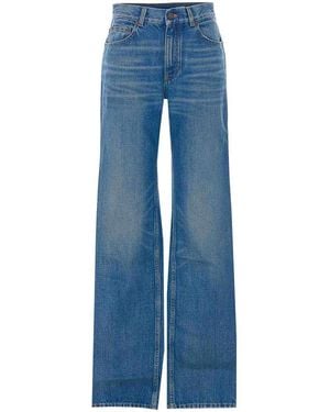 Chloé Straight Leg Jeans - Blau