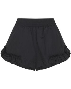 Simone Rocha Frill Track Shorts - Black