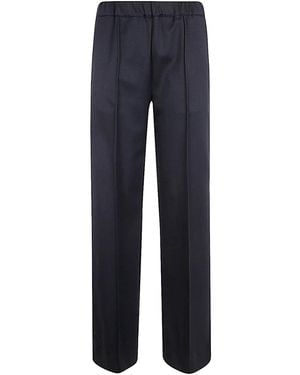 Liviana Conti Elastic Waist Trousers - Blue