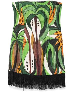 FARM Rio Coconut Tree Flow Top - Green
