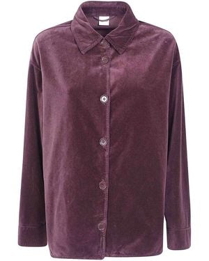 Aspesi Velvet Classic Jacket - Purple