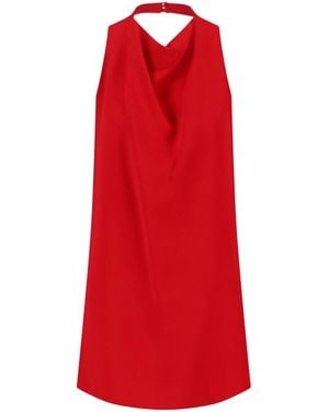 Valentino Garavani Mini Silk Dress - Red