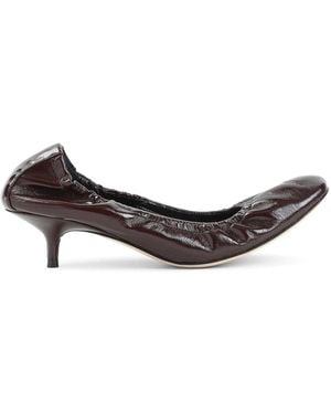 Phoebe Philo Low Pucker 45 Pumps - Metallic