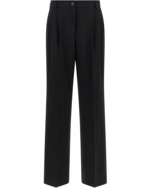 Dolce & Gabbana Double Pinch Trousers - Black