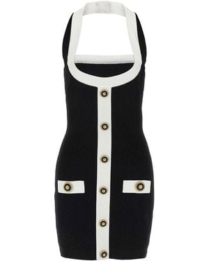 Balmain Backless Dress - Black