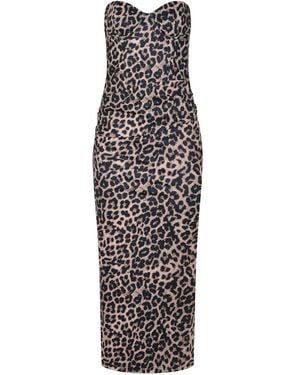 Twentyfourhaitch Dress Made Of Polyester Blend - White