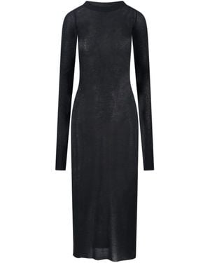 Rick Owens Midi Dress - Black