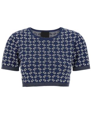 Givenchy Cropped Top - Blue