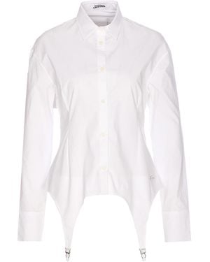 Jean Paul Gaultier Porte Jaretekkes Shirt - White