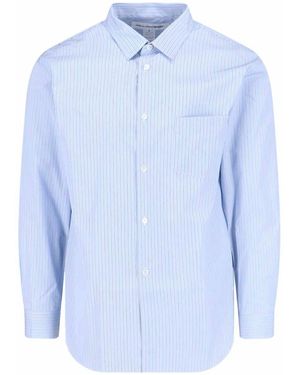 Comme des Garçons Striped Shirt - Blue
