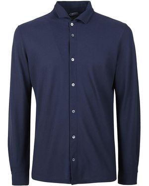 Zanone Cotton Shirt - Blue