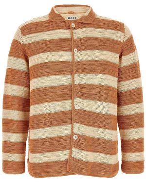 Bode Sherbet Shirt - Brown