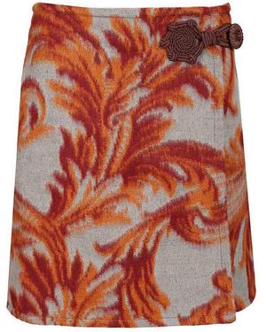 Etro Wrap Miniskirt - Red