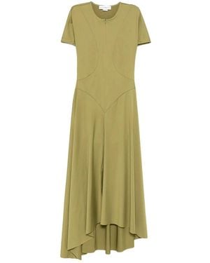 Victoria Beckham Short Sleeve Dress - Green