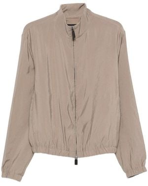 Emporio Armani Blouson Jacket - Brown