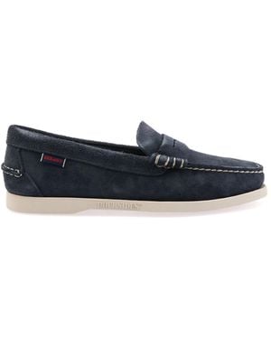 Sebago Leather Loafers - Blue