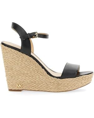 Michael Kors Zeppa Jill In Pelle - Natural