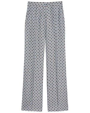 Max Mara Fauna Straight-Leg Trousers - Grey
