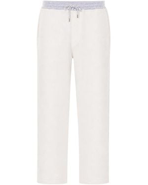 Brunello Cucinelli Track Trousers - White