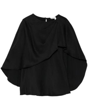 Jonathan Simkhai Eliora Cape Top - Black
