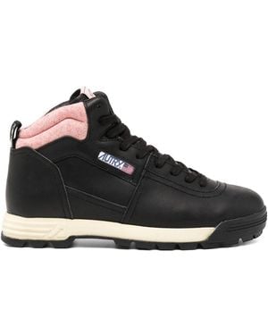 Autry Malga Mid Trainers - Black