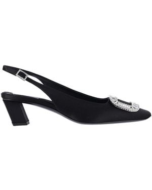 Roger Vivier Belle Vivier Slingback Court Shoes - Black
