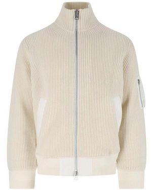 Sacai Zip Cardigan - Natural