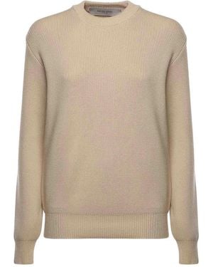 Golden Goose Logo Jumper - Natural