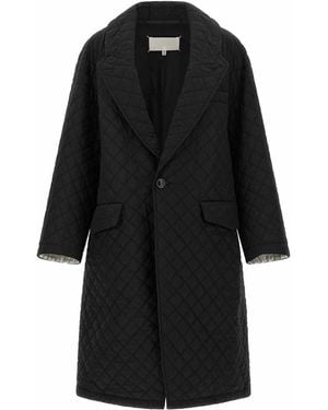 Maison Margiela Quilted Coat - Black