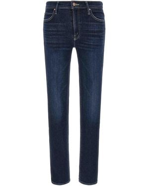 Mother Straight Leg Jeans - Blau