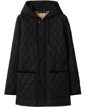 Burberry Quilted Down Jacket - Black
