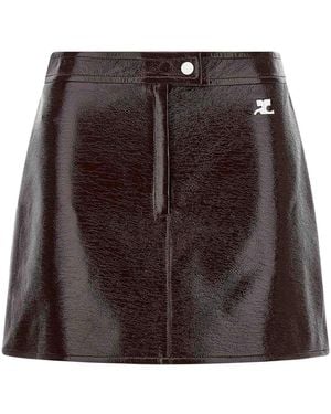 Courreges Reedition' Skirt - Brown