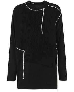 Y's Yohji Yamamoto Short Dress - Black
