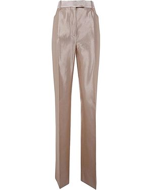 Tom Ford Woven Flared Trousers - Natural