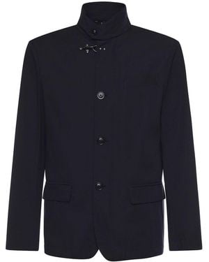 Fay Nylon Travel Jacket - Blue